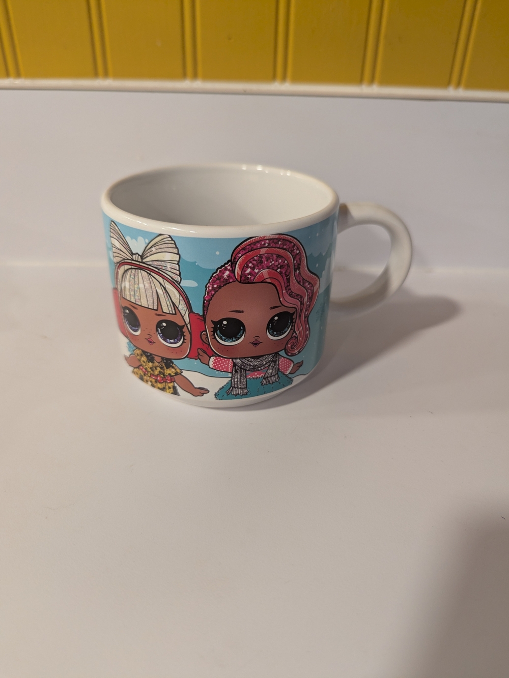 L.O.L. Surprise! Ceramic Mug in Blue with Doll Characters